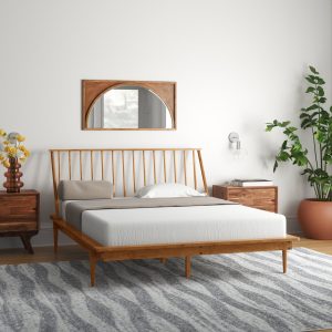 Henline Strong Wooden Spindle Platform Mattress